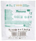 Купить matopat matocomp (матопат) салфетки стерильные 7,5см х7,5см 8 слойные 17нитей, 3шт в Арзамасе