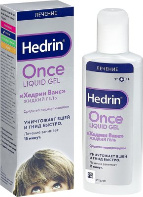 Купить hedrin once (хендрин ванс), средство педикулицидный (от вшей и гнид) жидкий гель, 100мл в Арзамасе