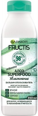Купить garnier fructis (гарньер фруктис) бальзам-ополаскиватель увлажнение суперфуд алоэ 350мл в Арзамасе