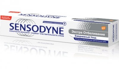 Купить сенсодин (sensodyne) зубная паста экстра отбеливание, 75мл (глаксосмиткляйн, германия) в Арзамасе