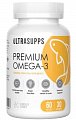 Купить ultrasupps (ультрасаппс) омега-3 премиум, капсулы 1405мг 60 шт. бад в Арзамасе