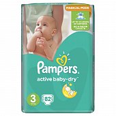 Купить pampers active baby (памперс) подгузники 3 миди 6-10кг, 82шт в Арзамасе