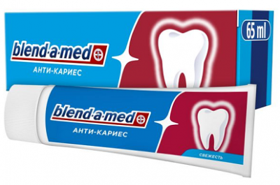 Купить blend-a-med (бленд-а-мед) зубная паста анти-кариес свежесть с активным фтором, 65мл в Арзамасе
