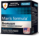 Купить man's formula (мен-с формула) больше чем поливитамины энергия+иммунитет, капсулы массой 940 мг 60шт бад в Арзамасе