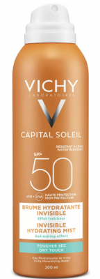 Купить vichy capital soleil (виши) спрей-вуаль для тела увлажняющий 200мл spf50 в Арзамасе