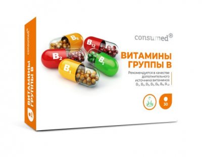Купить комплекс для нервной системы (витамины группы в) консумед (consumed), таблетки 30 шт бад в Арзамасе