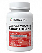 Купить ризингстар (risingstar) комплекс витаминов и адаптогенов с омега-3, капсулы 1620мг, 60 шт бад в Арзамасе
