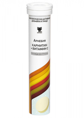 Купить арнебия карнитин+витамин с, таблетки шипучие, 20 шт бад в Арзамасе