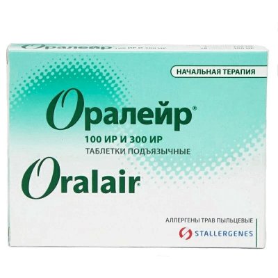 Купить оралейр, таблетки подъязычные 100ир 3 шт + 300ир, 28 шт от аллергии в Арзамасе