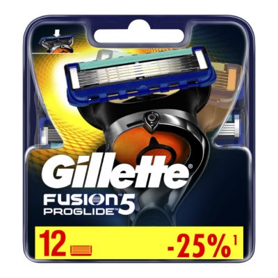 Купить gillette fusion proglide (жиллет) сменные кассеты, 12 шт в Арзамасе