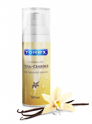 Купить torex (торекс) гель-смазка интимный чувственная ваниль, флакон-дозатор 50мл в Арзамасе