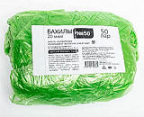 Бахилы медицинские одноразовые полиэтиленовые арт37 20мкм детские зеленые, 50 пар