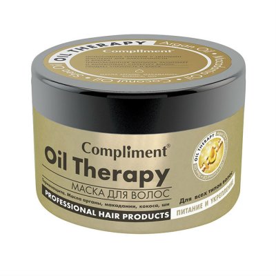 Купить compliment oil therapy (комплимент) маска для всех типов волос питание и укрепление, 500мл в Арзамасе