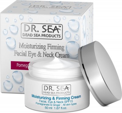 Купить dr.sea (доктор сиа) крем для лица, шеи и глаз увлажняющий и укрепляющий экстракт граната и имбиря 50мл spf15 в Арзамасе