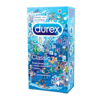 Купить durex (дюрекс) презервативы classic, 12 шт doodle в Арзамасе