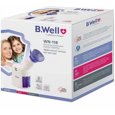 Купить b.well (би велл) ингалятор паровой wn-118 с термостатом+косметическая маска в Арзамасе