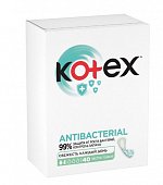 Купить котекс (kotex) прокладки ежедневные антибактериальны экстра тонкие, 40 шт в Арзамасе