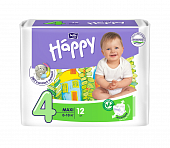 Купить bella baby happy (белла) подгузники 4 макси 8-18кг 12 шт в Арзамасе