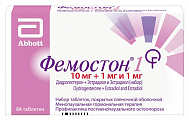 Купить фемостон 1, набор таблеток, покрытых пленочной оболочкой 10мг+1мг и 1мг 84шт в Арзамасе