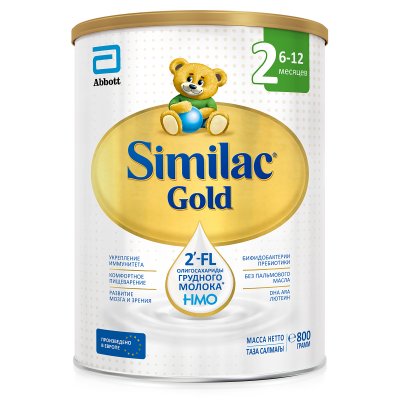 Купить симилак (similac) gold 2, смесь молочная 6-12 мес. 800г в Арзамасе