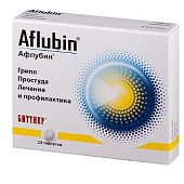 Купить афлубин, таблетки подъязычные гомеопатические, 24 шт в Арзамасе
