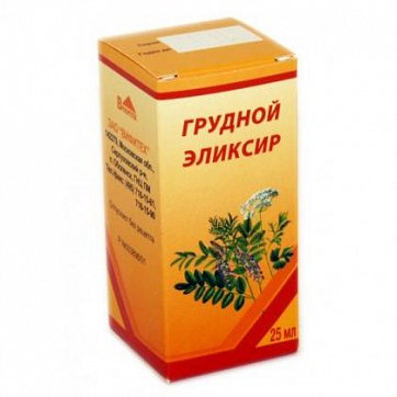 Грудной эликсир, флакон 25мл Грудной эликсир, флакон 25мл