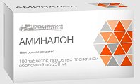 Купить аминалон, таблетки, покрытые пленочной оболочкой 250мг, 100 шт в Арзамасе