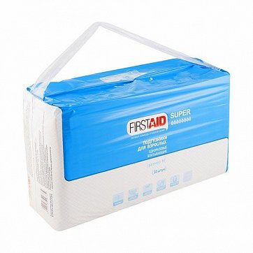FirstAid (ФерстЭйд) подгузники для взрослых, размер М, 30 шт