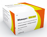 Купить мавирет, таблетки, покрытые пленочной оболочкой 100 мг+40 мг 84шт в Арзамасе