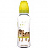 Купить canpol (канпол) бутылочка pp с силиконовой соской africa с 12 месяцев желтая, 250мл в Арзамасе