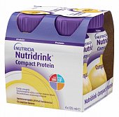 Купить nutridrink (нутридринк) компакт протеин со вкусом банана 125мл, 4 шт в Арзамасе