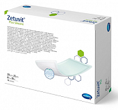 Купить silicone plus zetuvit (цетувит) повязка суперабсорбирующая с контактным слоем из силикона 20см х25см, 10шт в Арзамасе