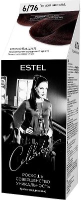 Купить estel (эстель) краска-уход для волос celebrity тон 6/76 горький шоколад в Арзамасе