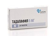 Купить тадалафил, таблетки, покрытые пленочной оболочкой 5мг, 28 шт в Арзамасе