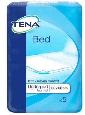 Купить tena (тена) простыня медицинская bed normal 60 x 60см, 5 шт в Арзамасе