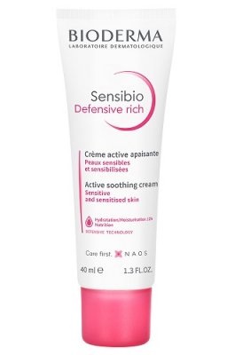 Купить bioderma sensibio defensive (биодерма сенсибио) крем для чувствительной кожи лица насыщенный 40мл в Арзамасе