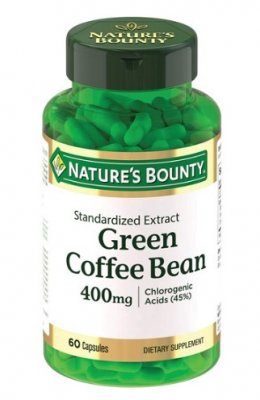 Купить nature's bounty (нэйчес баунти) зеленые кофейные зерна 400мг, капсулы 525мг 60 шт бад в Арзамасе