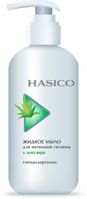Купить хасико (hasico) мыло жидкое для интимной гигиены алоэ вера, 250 мл в Арзамасе