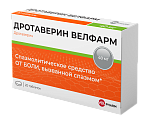 Купить дротаверин-велфарм, таблетки 40мг, 20 шт в Арзамасе