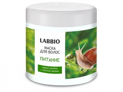 Купить labbio (лаббио) маска для волос питание с муцином улитки и маслом арганы, 500мл в Арзамасе