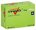 Купить апроваск, таблетки, покрытые пленочной оболочкой 5мг+150мг, 28 шт в Арзамасе