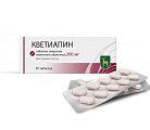 Купить кветиапин, таблетки, покрытые пленочной оболочкой 300мг, 60шт в Арзамасе