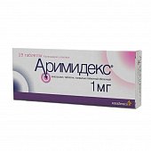 Купить аримидекс, таблетки, покрытые пленочной оболочкой 1мг, 28 шт в Арзамасе