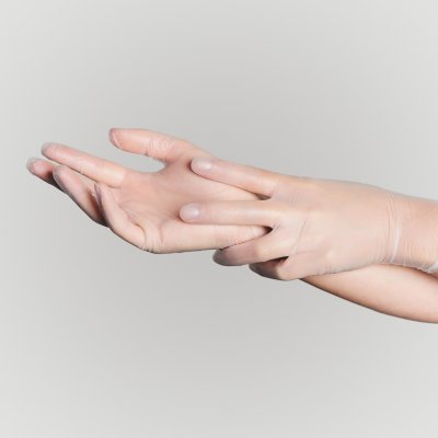 Купить перчатки sf gloves диагностические виниловые нестерильные неопудрен размер l, 50 пар, прозрачные в Арзамасе