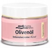 Купить медифарма косметик (medipharma cosmetics) olivenol крем для лица дневной интенсивный роза, 50мл в Арзамасе