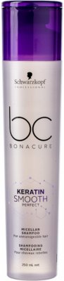 Купить schwarzkopf bonacure keratin smooth perfect (шварцкопф) шампунь мицеллярный для волнистых и непослушных волос, 250 мл в Арзамасе