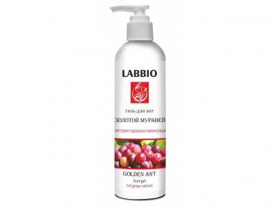 Купить labbio (лаббио), гель для ног эктракт красного винограда, 250мл в Арзамасе