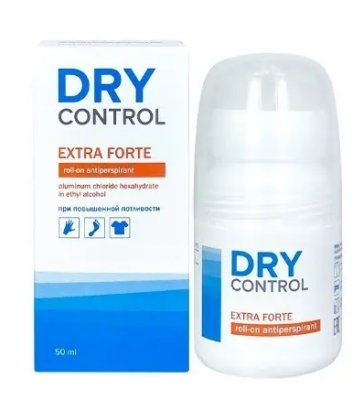 Купить dry control forte (драй контрол) экстра форте ролик от обильного потоотделения 30% 50 мл в Арзамасе