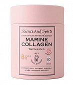 Купить science&sports wellnessgen (сайнс&спортс) коллаген морской для кожи, волос и жкт, порошок со вкусом клубники, пакет-саше 30шт бад в Арзамасе