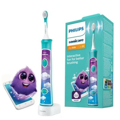 Купить электрическая зубная щётка philips sonicare for kids (филипс) hx6322/04 с мобильным приложением в Арзамасе